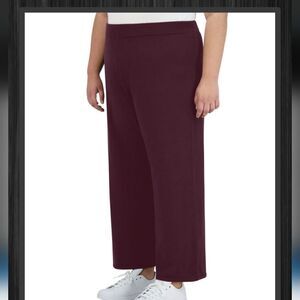 Anne Klein Cotton Cashmere Pull-On Sweat Pants sz  0x
